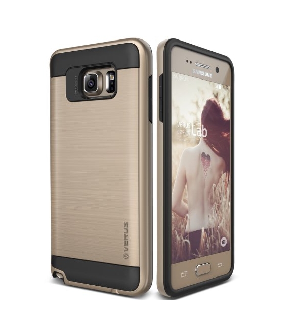 Galaxy Note 5 Case  Verus  shine gold heavy duty
